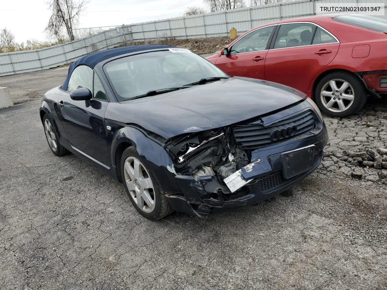 2002 Audi Tt VIN: TRUTC28N021031347 Lot: 79855633