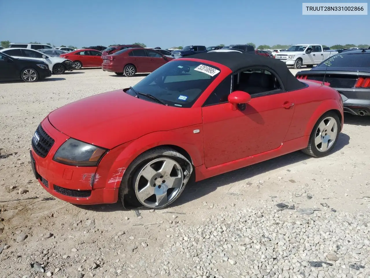 2003 Audi Tt Quattro VIN: TRUUT28N331002866 Lot: 52810895