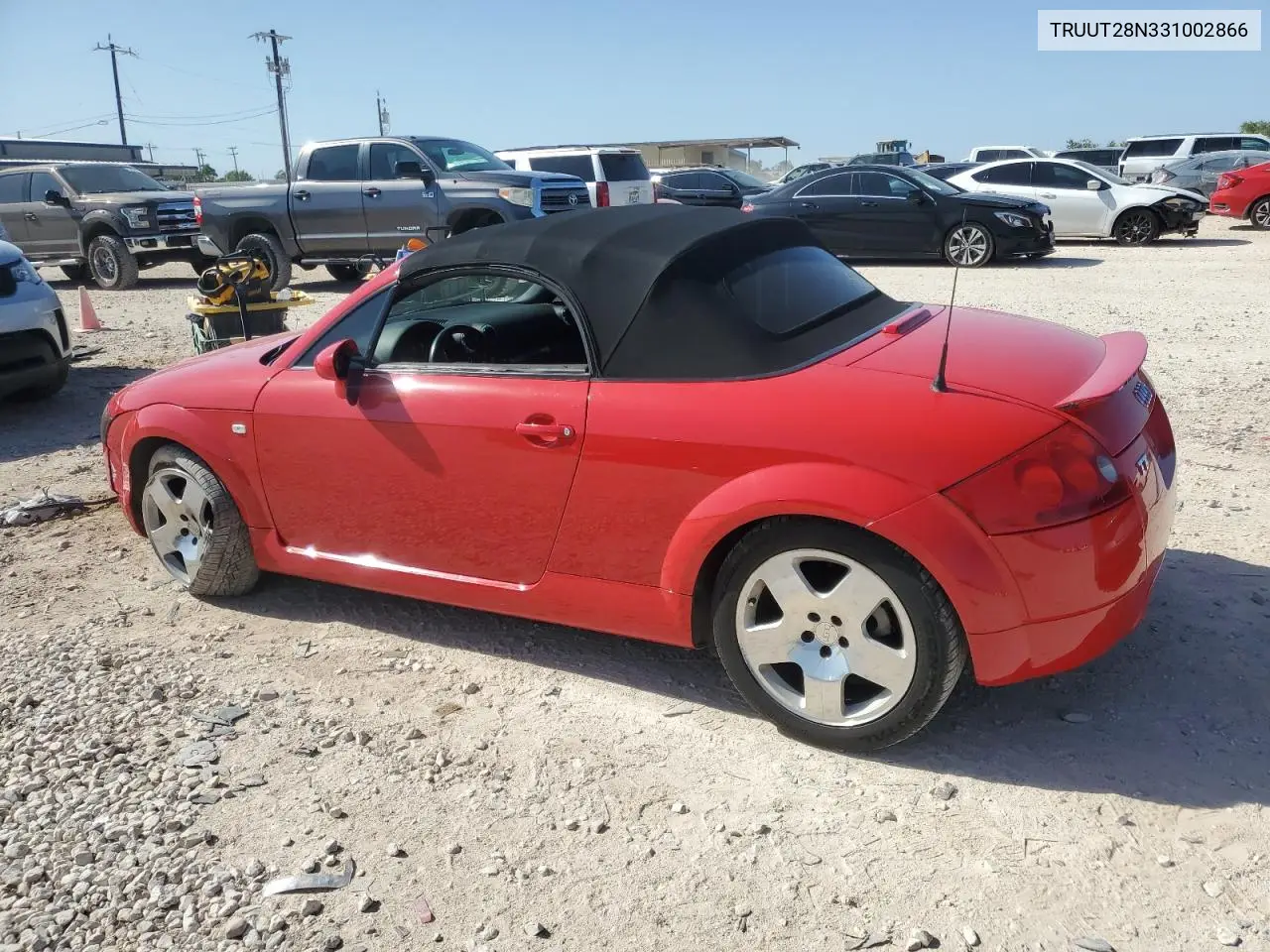 2003 Audi Tt Quattro VIN: TRUUT28N331002866 Lot: 52810895