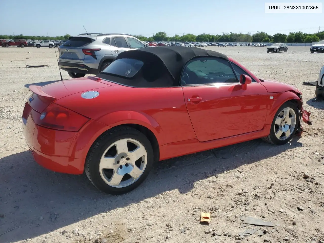2003 Audi Tt Quattro VIN: TRUUT28N331002866 Lot: 52810895