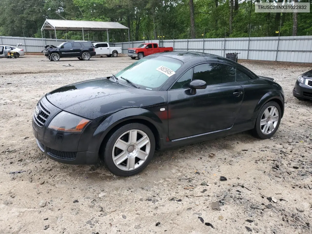2003 Audi Tt VIN: TRUSC28NX31022832 Lot: 54825845
