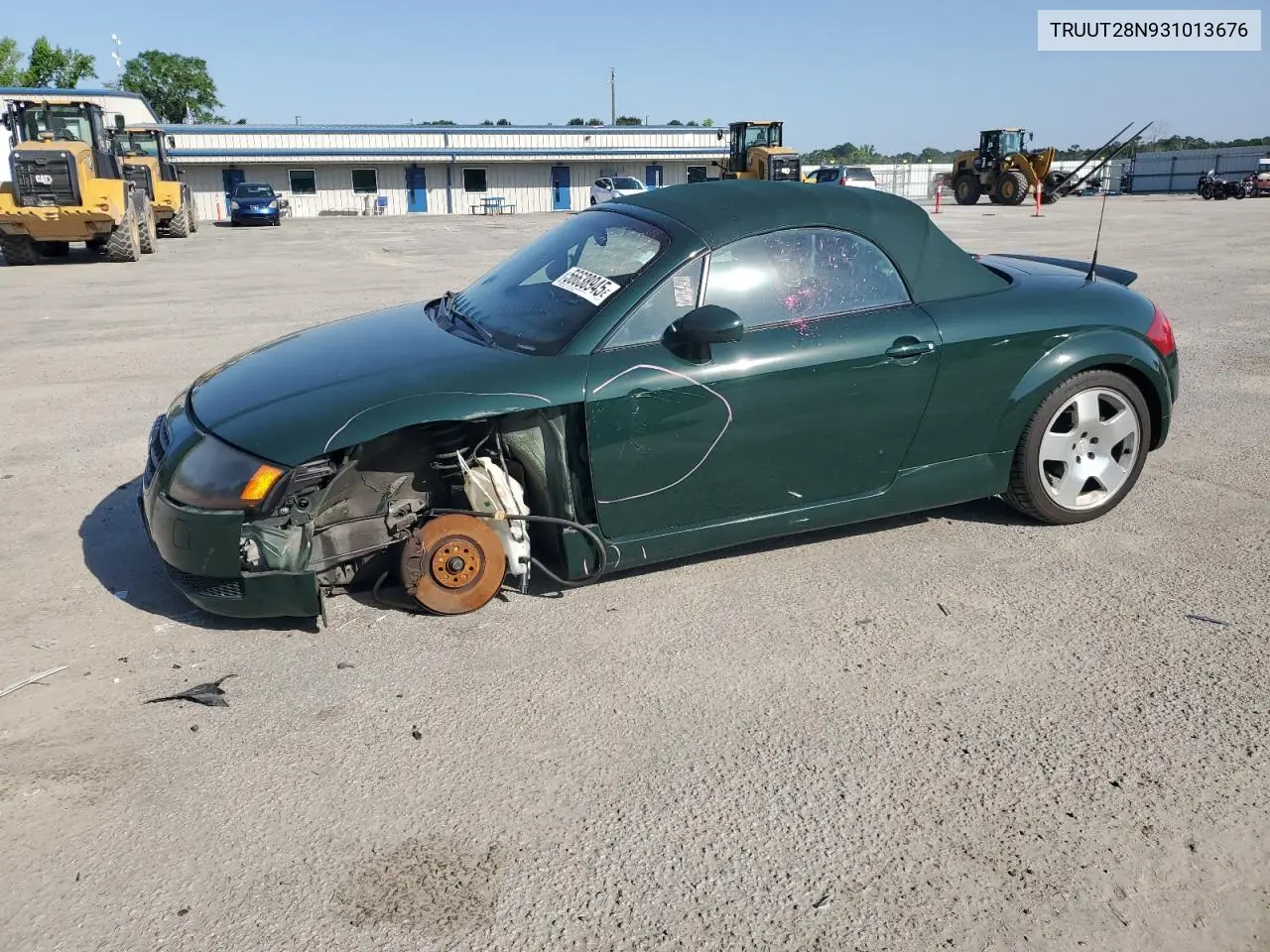 2003 Audi Tt Quattro VIN: TRUUT28N931013676 Lot: 56638945