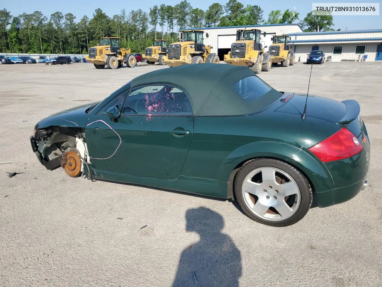 2003 Audi Tt Quattro VIN: TRUUT28N931013676 Lot: 56638945