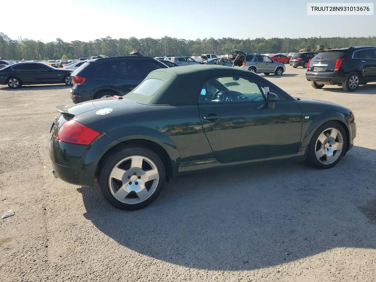 2003 Audi Tt Quattro VIN: TRUUT28N931013676 Lot: 56638945