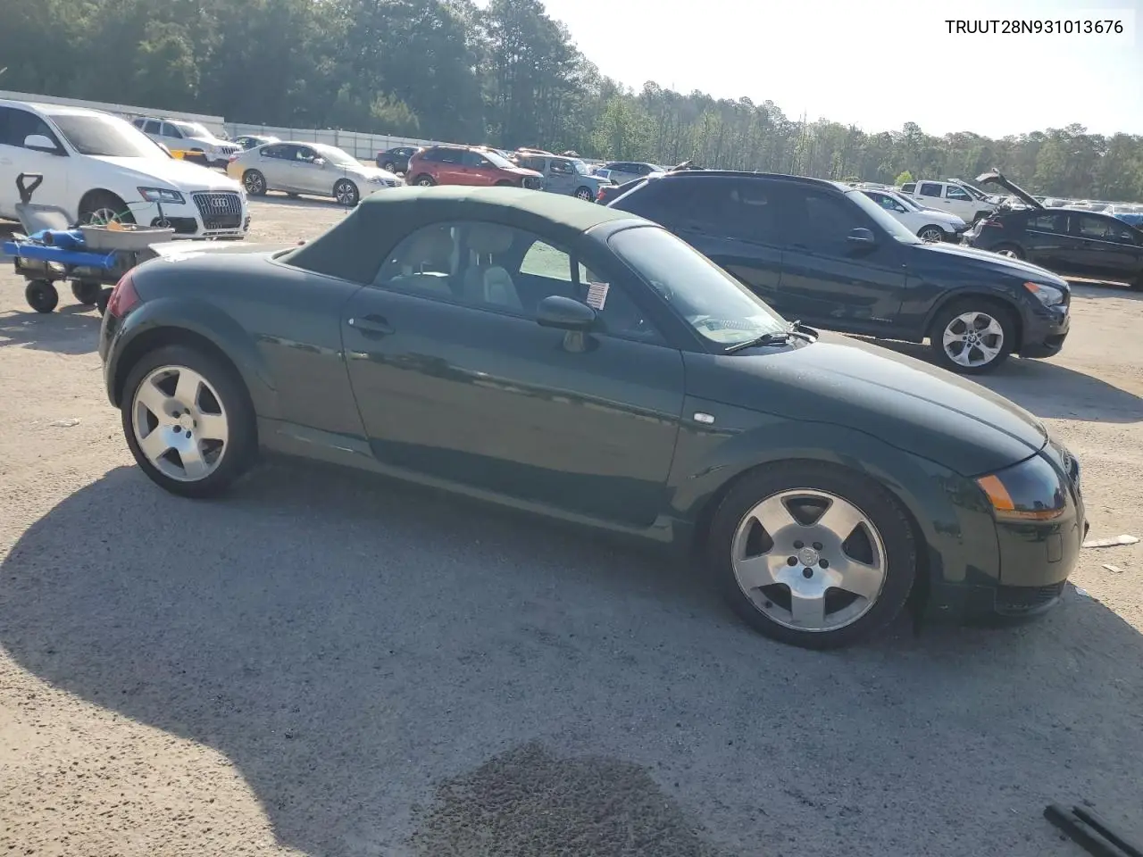2003 Audi Tt Quattro VIN: TRUUT28N931013676 Lot: 56638945