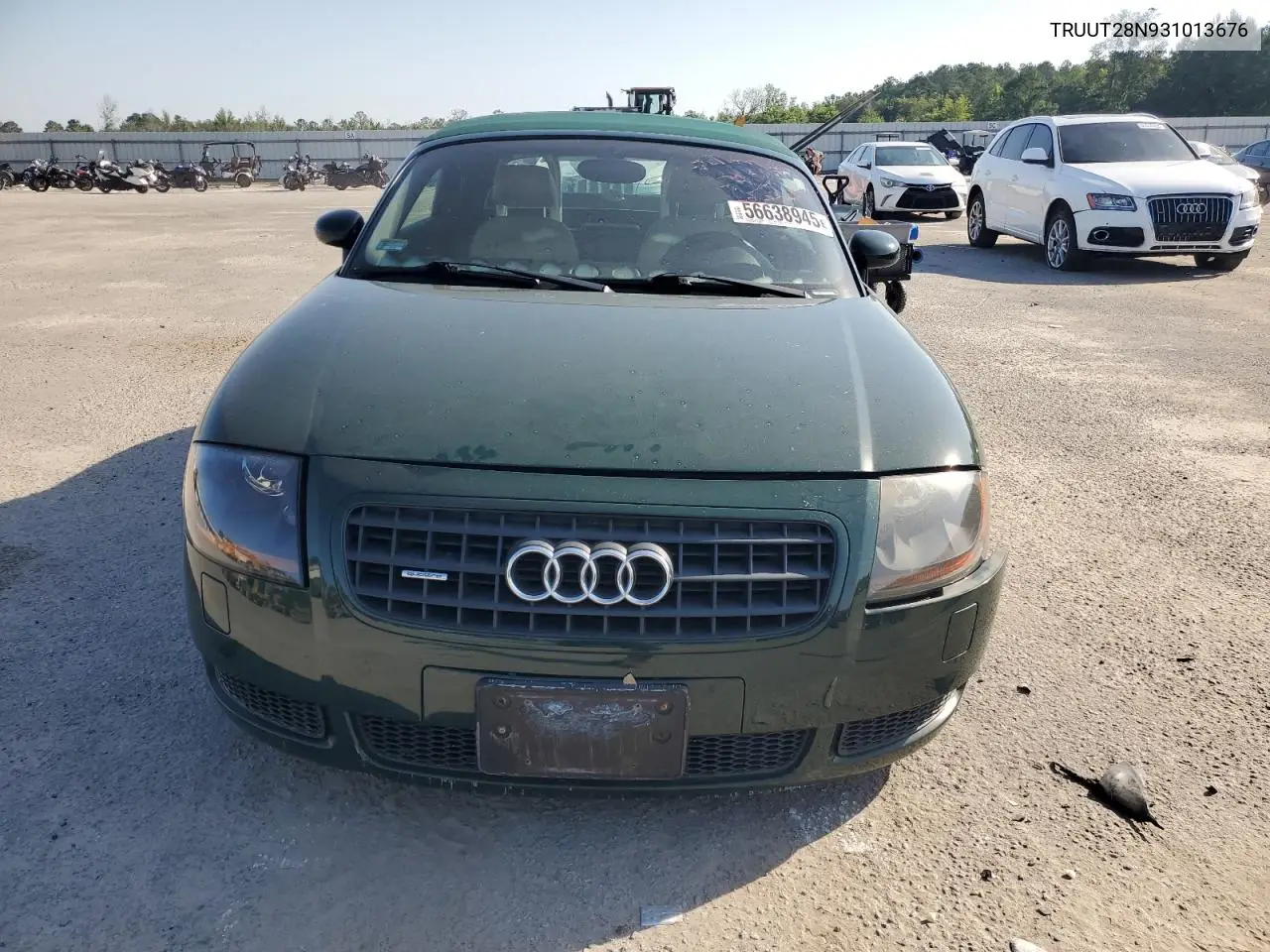 2003 Audi Tt Quattro VIN: TRUUT28N931013676 Lot: 56638945