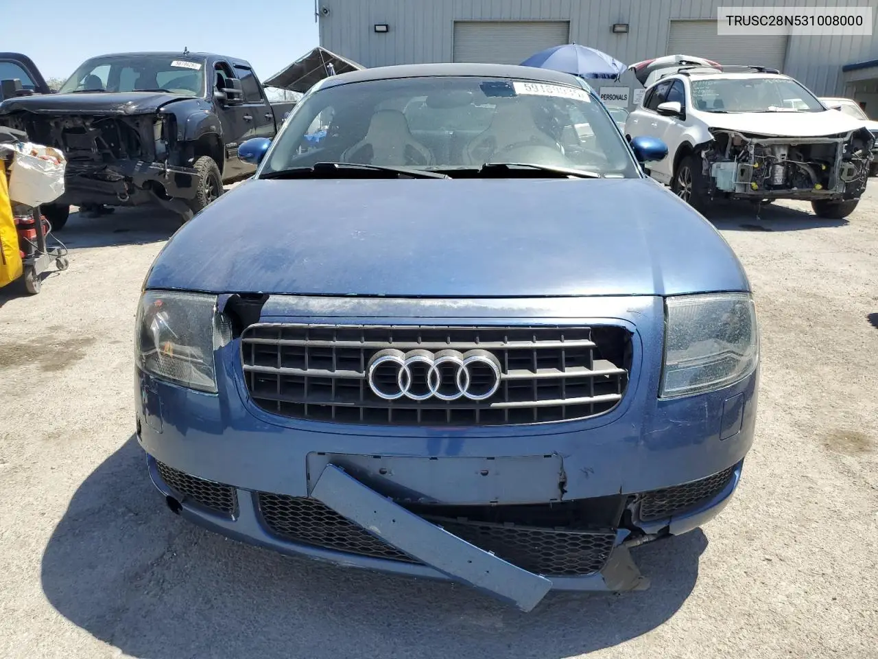 2003 Audi Tt VIN: TRUSC28N531008000 Lot: 59189035