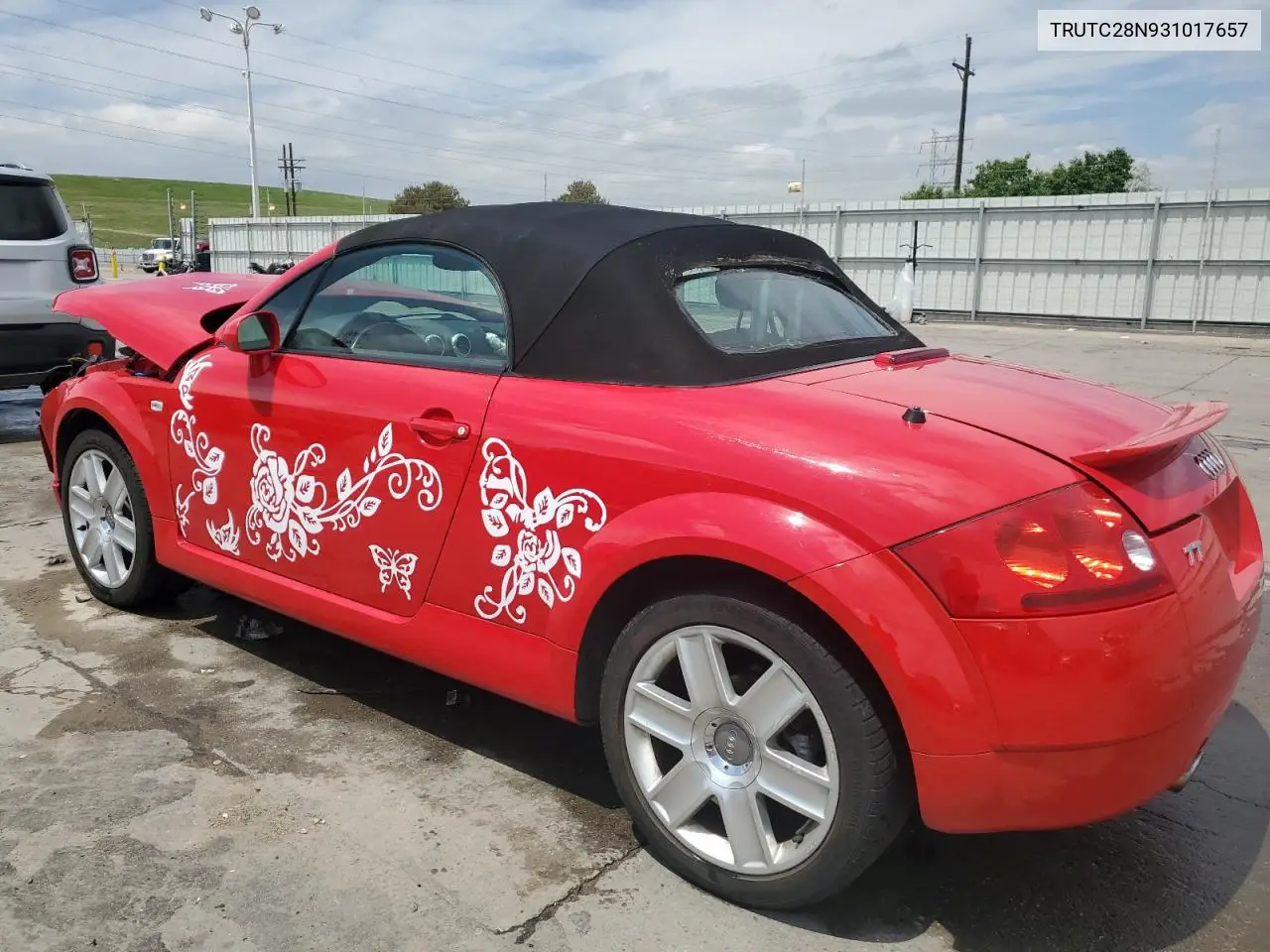 2003 Audi Tt VIN: TRUTC28N931017657 Lot: 59728475
