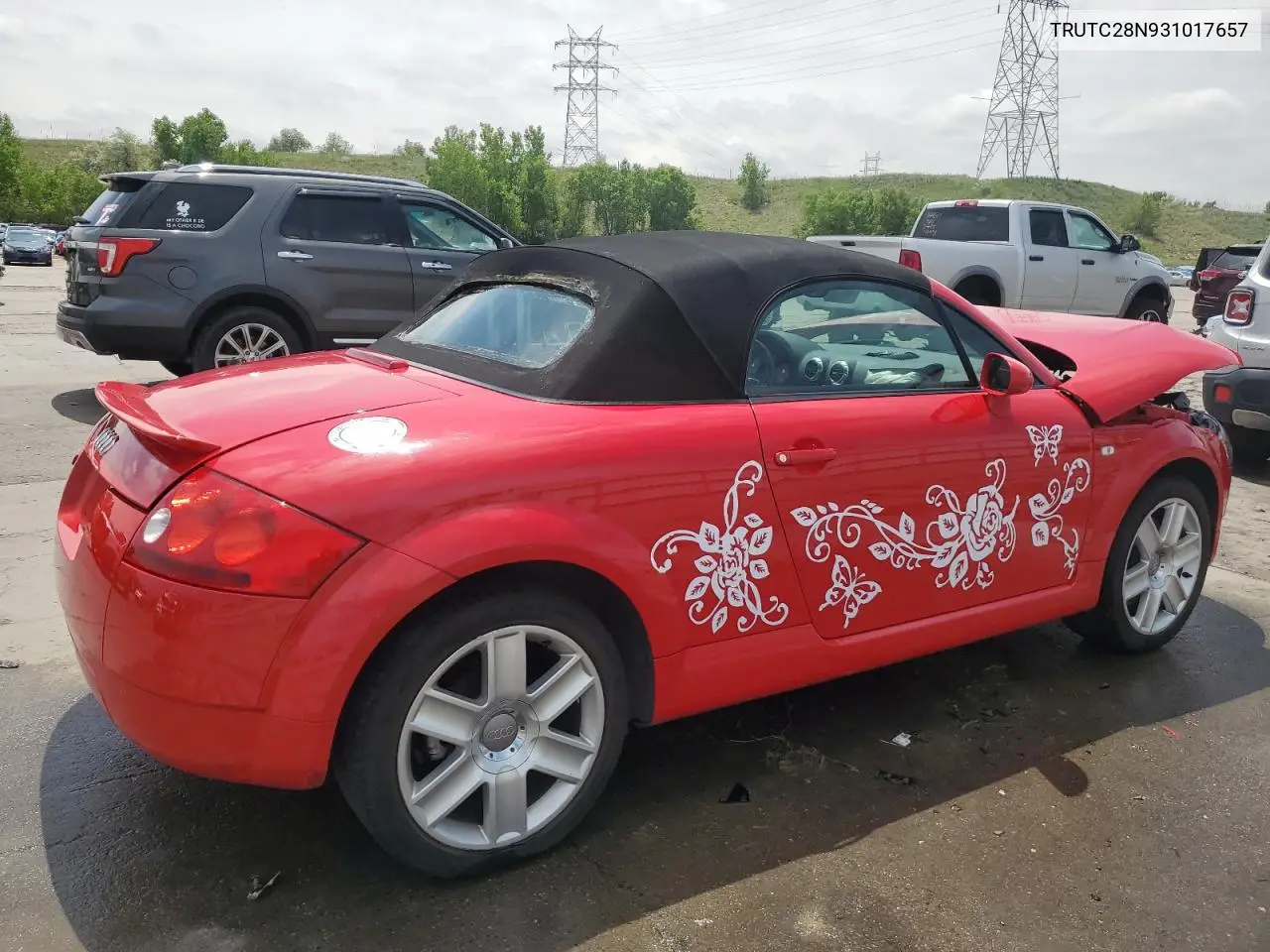 2003 Audi Tt VIN: TRUTC28N931017657 Lot: 59728475