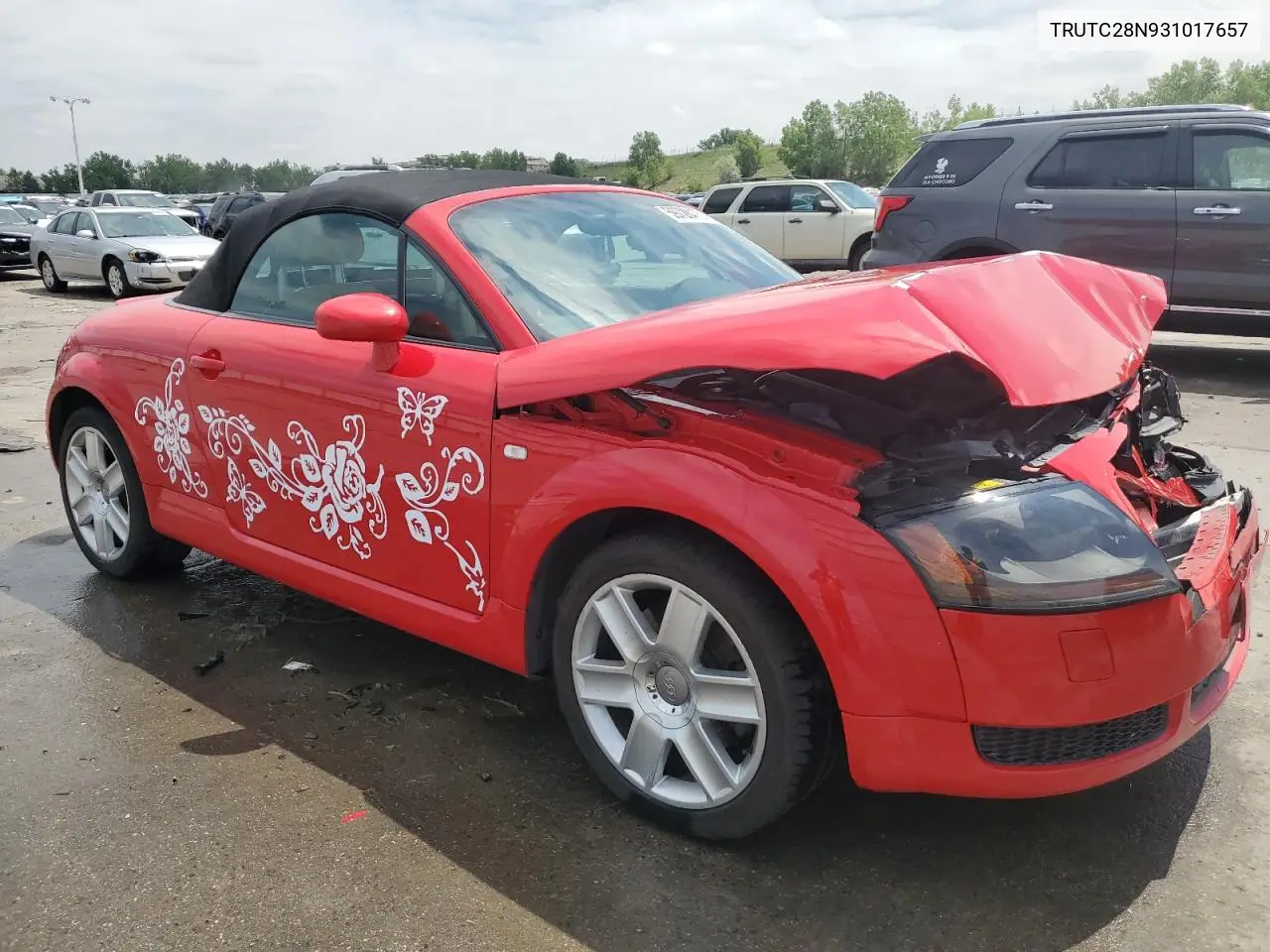 2003 Audi Tt VIN: TRUTC28N931017657 Lot: 59728475