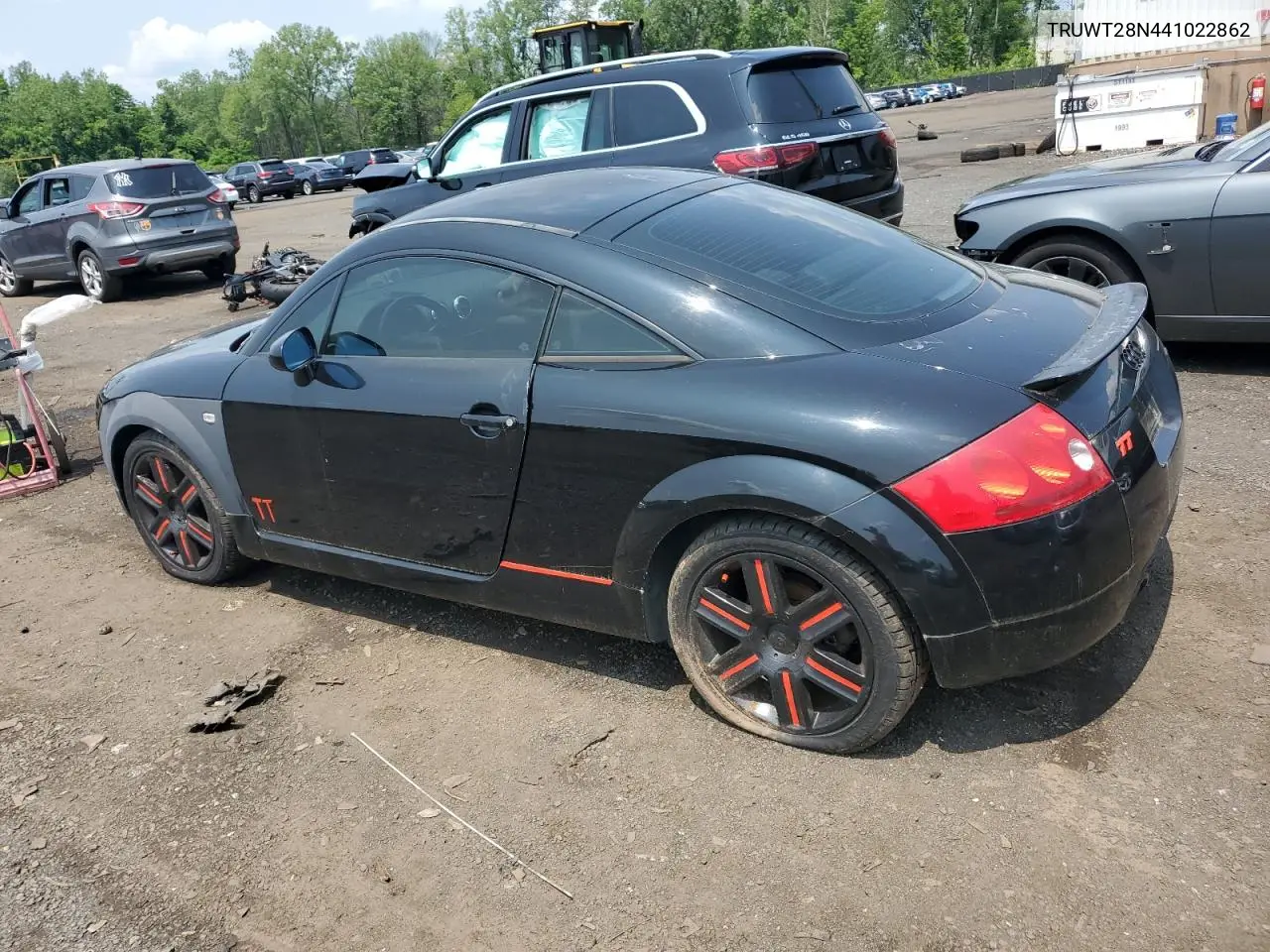 2004 Audi Tt Quattro VIN: TRUWT28N441022862 Lot: 60462085