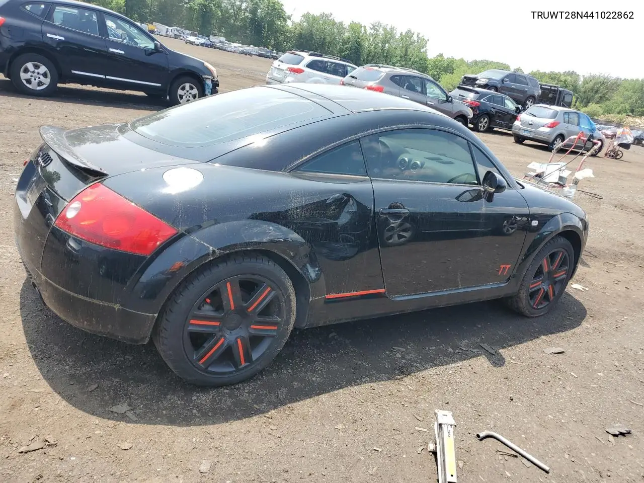 2004 Audi Tt Quattro VIN: TRUWT28N441022862 Lot: 60462085