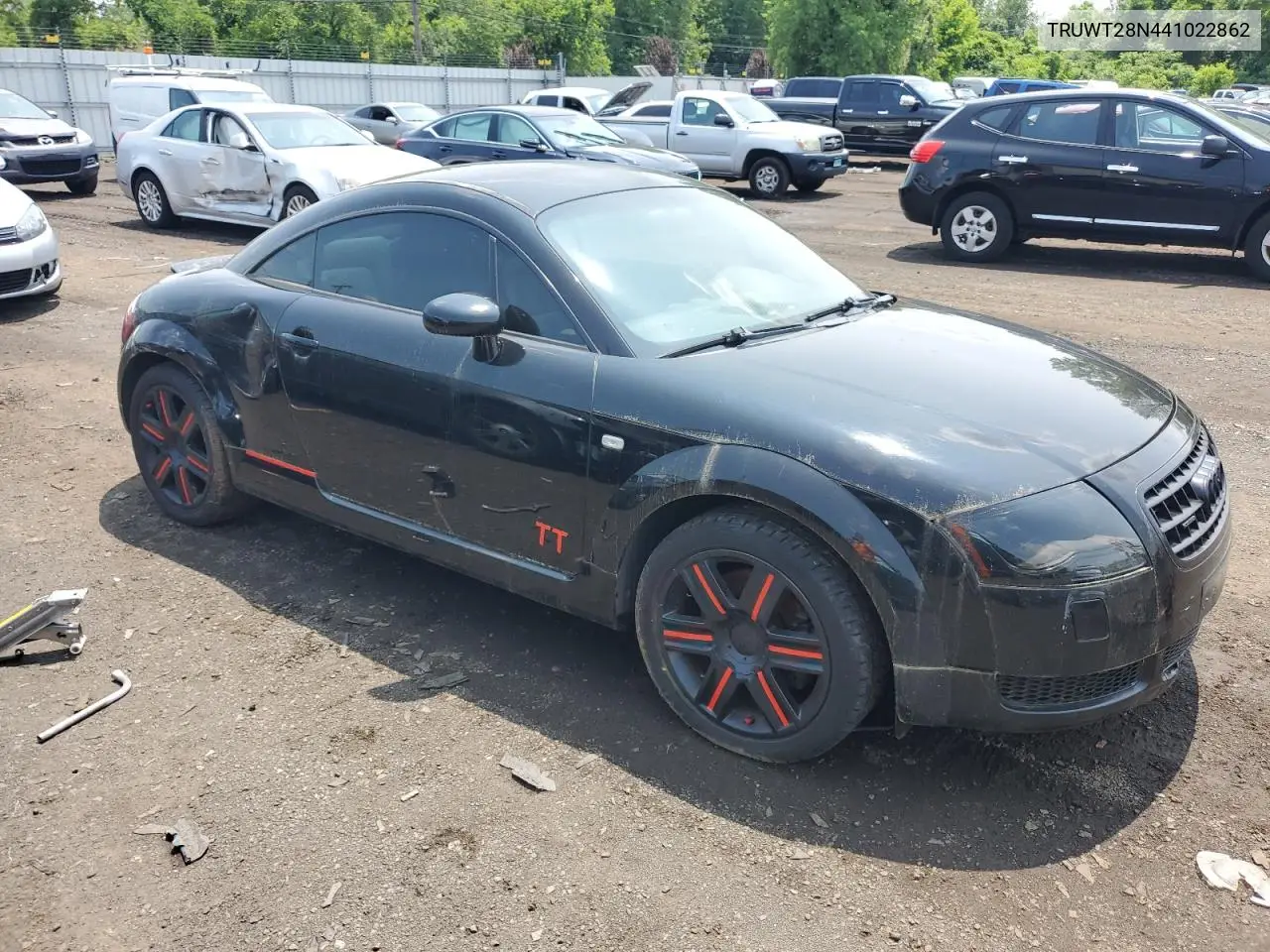 2004 Audi Tt Quattro VIN: TRUWT28N441022862 Lot: 60462085
