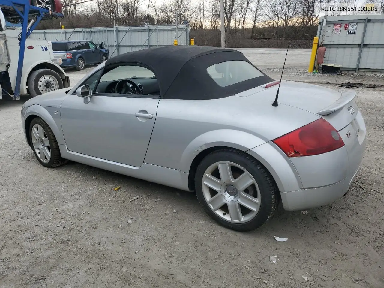 2005 Audi Tt VIN: TRUTC28N551003385 Lot: 47131125