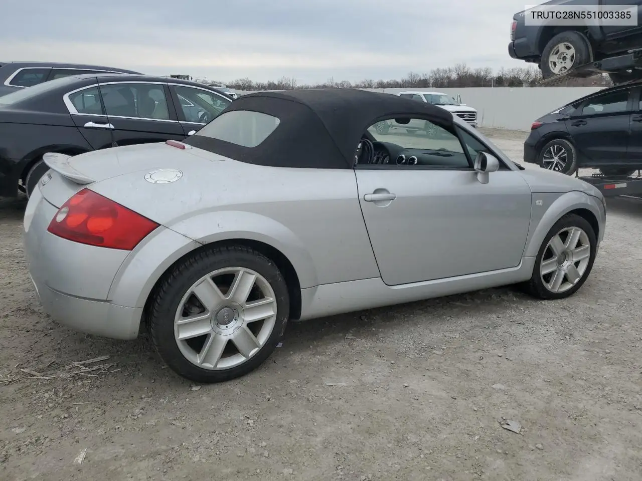 2005 Audi Tt VIN: TRUTC28N551003385 Lot: 47131125