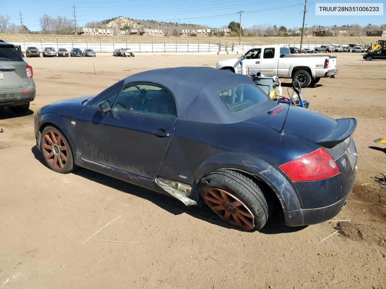 2005 Audi Tt 3.2 VIN: TRUUF28N351006233 Lot: 47202195
