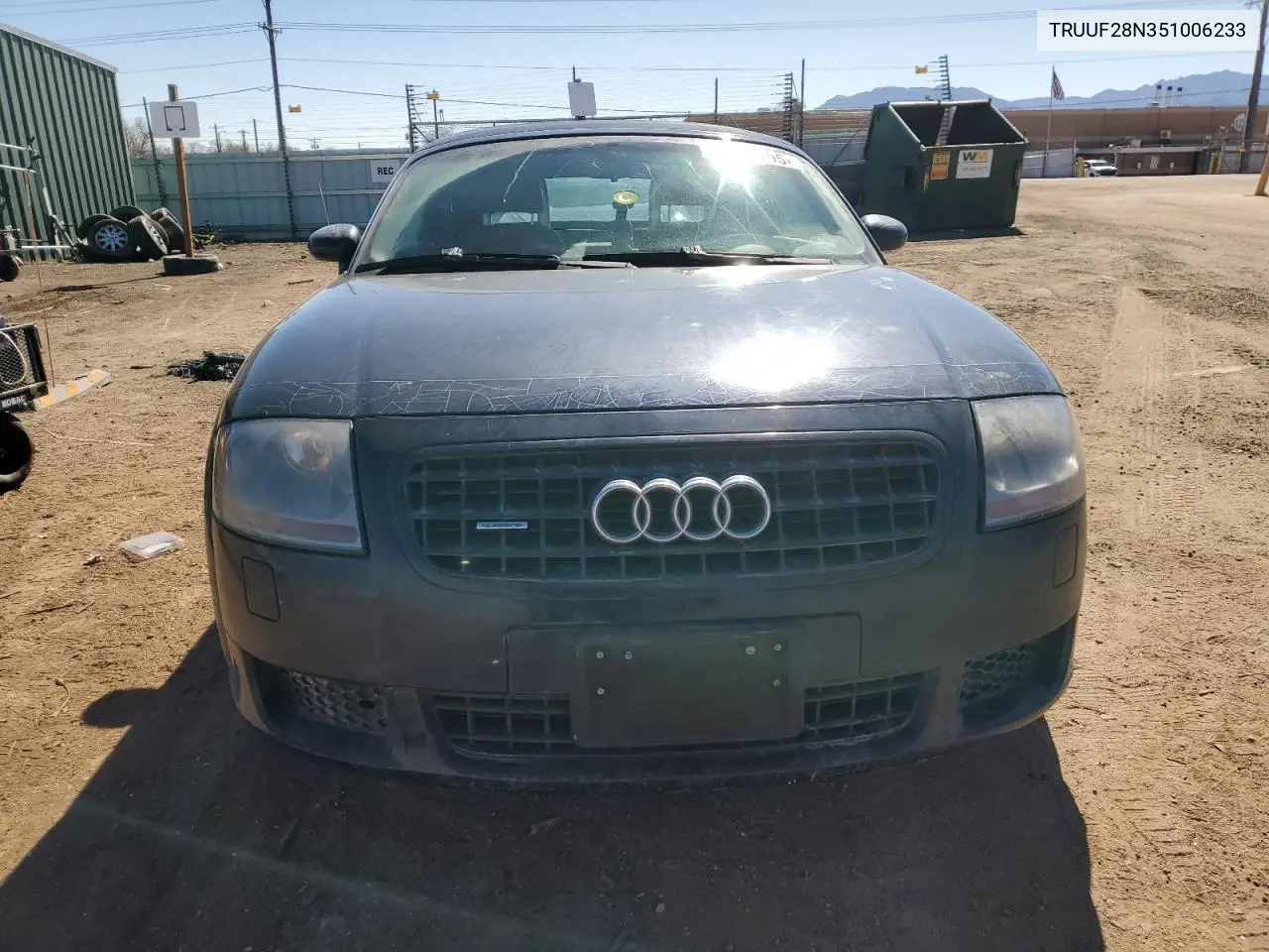 2005 Audi Tt 3.2 VIN: TRUUF28N351006233 Lot: 47202195