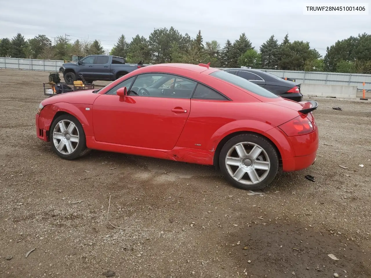 2005 Audi Tt 3.2 Quattro VIN: TRUWF28N451001406 Lot: 55391845