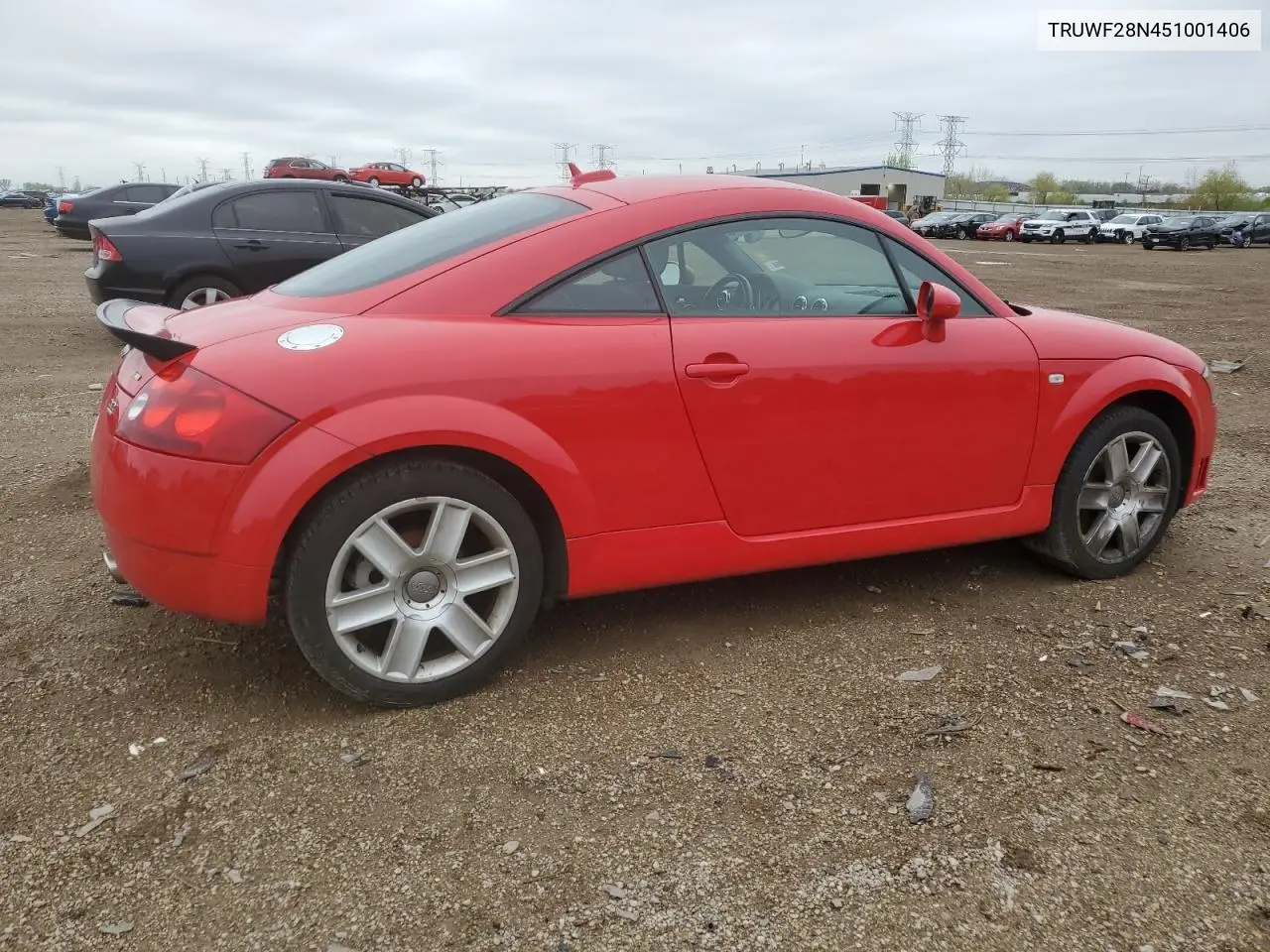 2005 Audi Tt 3.2 Quattro VIN: TRUWF28N451001406 Lot: 55391845
