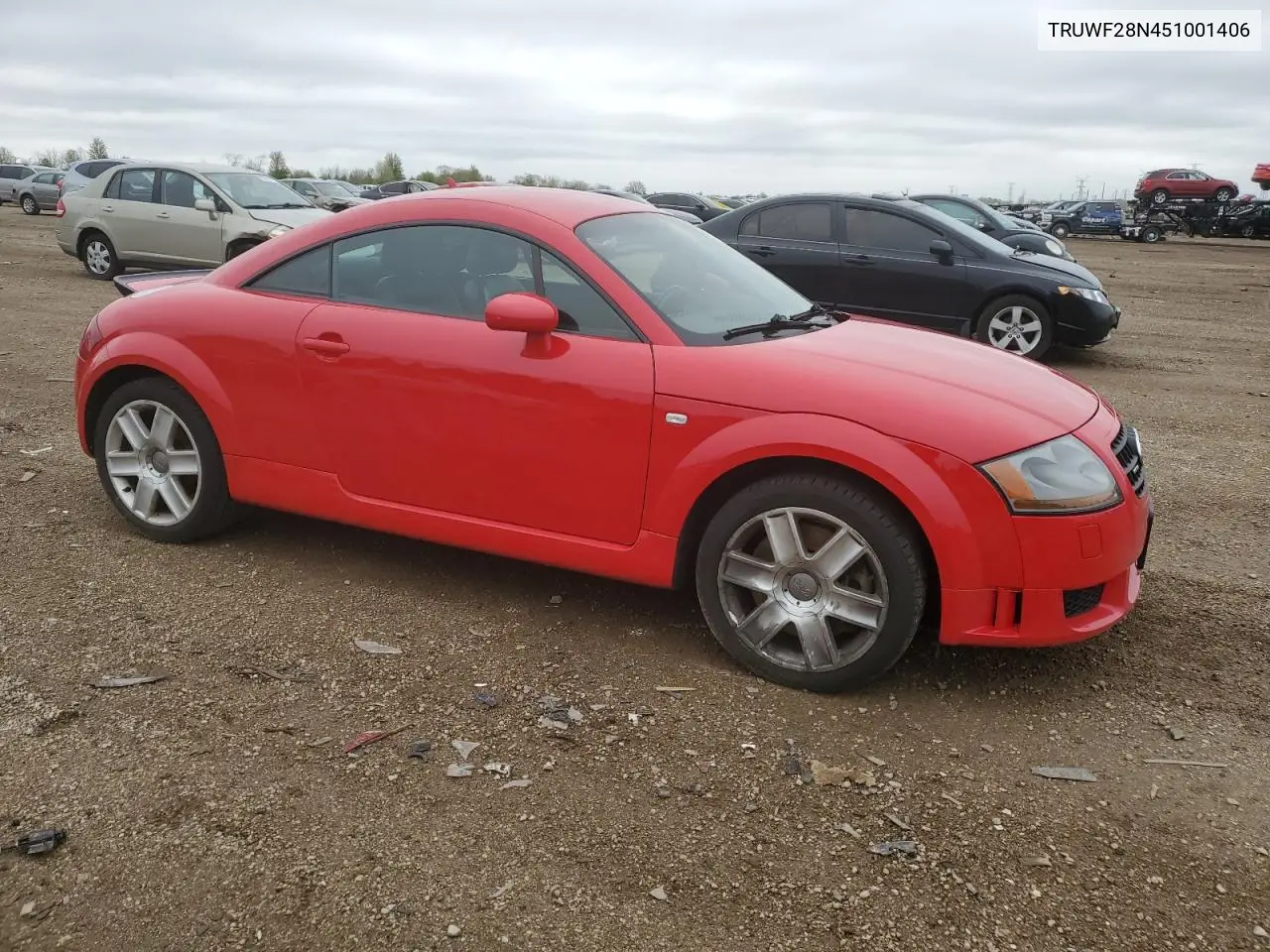 2005 Audi Tt 3.2 Quattro VIN: TRUWF28N451001406 Lot: 55391845