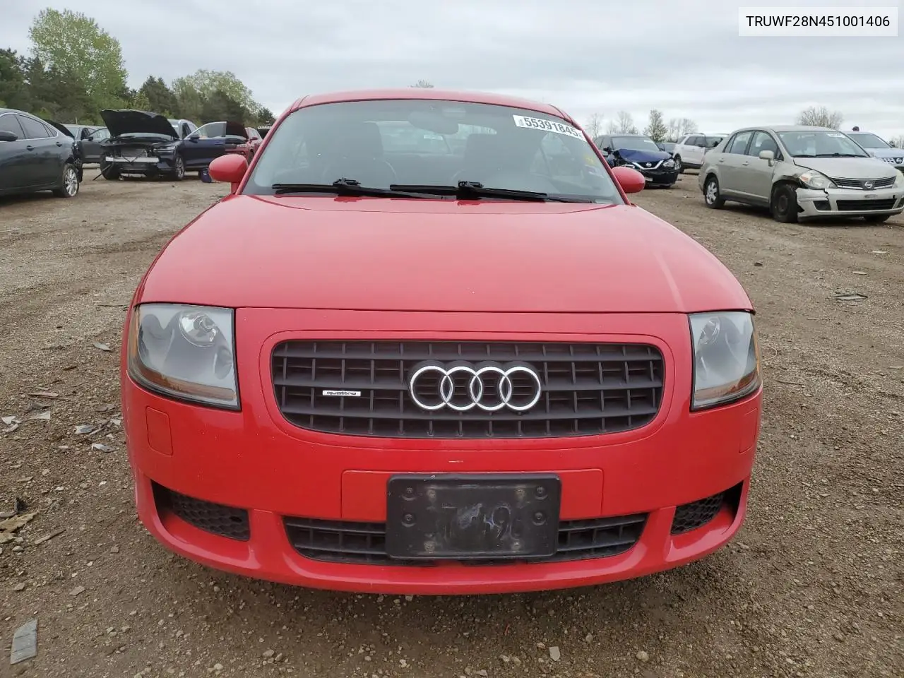 2005 Audi Tt 3.2 Quattro VIN: TRUWF28N451001406 Lot: 55391845