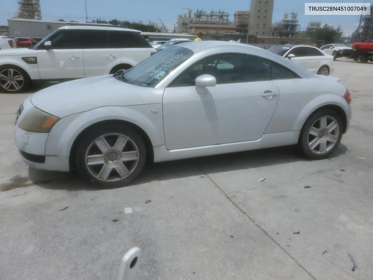 2005 Audi Tt VIN: TRUSC28N451007049 Lot: 56749985