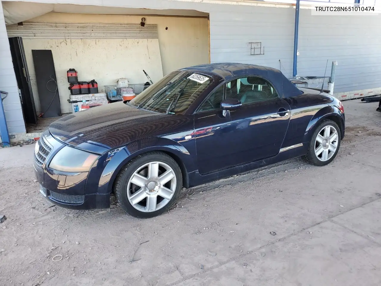 2005 Audi Tt VIN: TRUTC28N651010474 Lot: 60269635