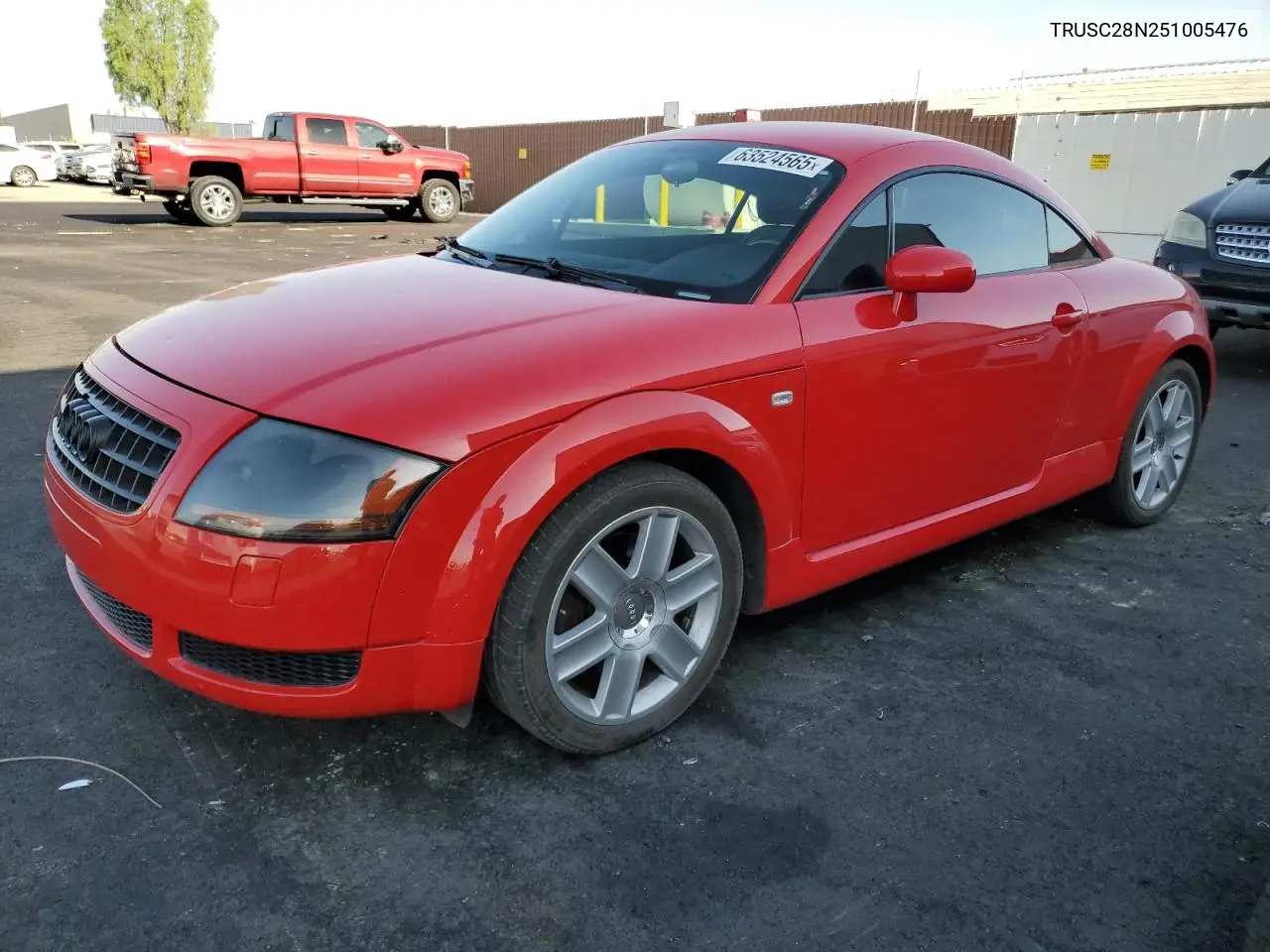 2005 Audi Tt VIN: TRUSC28N251005476 Lot: 63524565