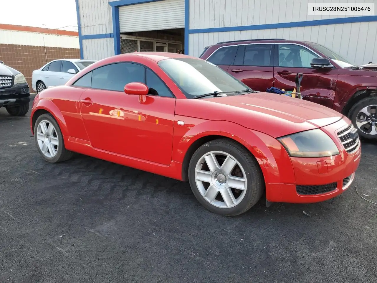 2005 Audi Tt VIN: TRUSC28N251005476 Lot: 63524565