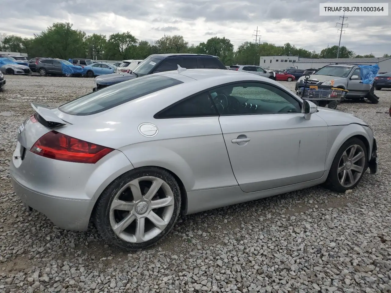 2008 Audi Tt 2.0T VIN: TRUAF38J781000364 Lot: 55814795