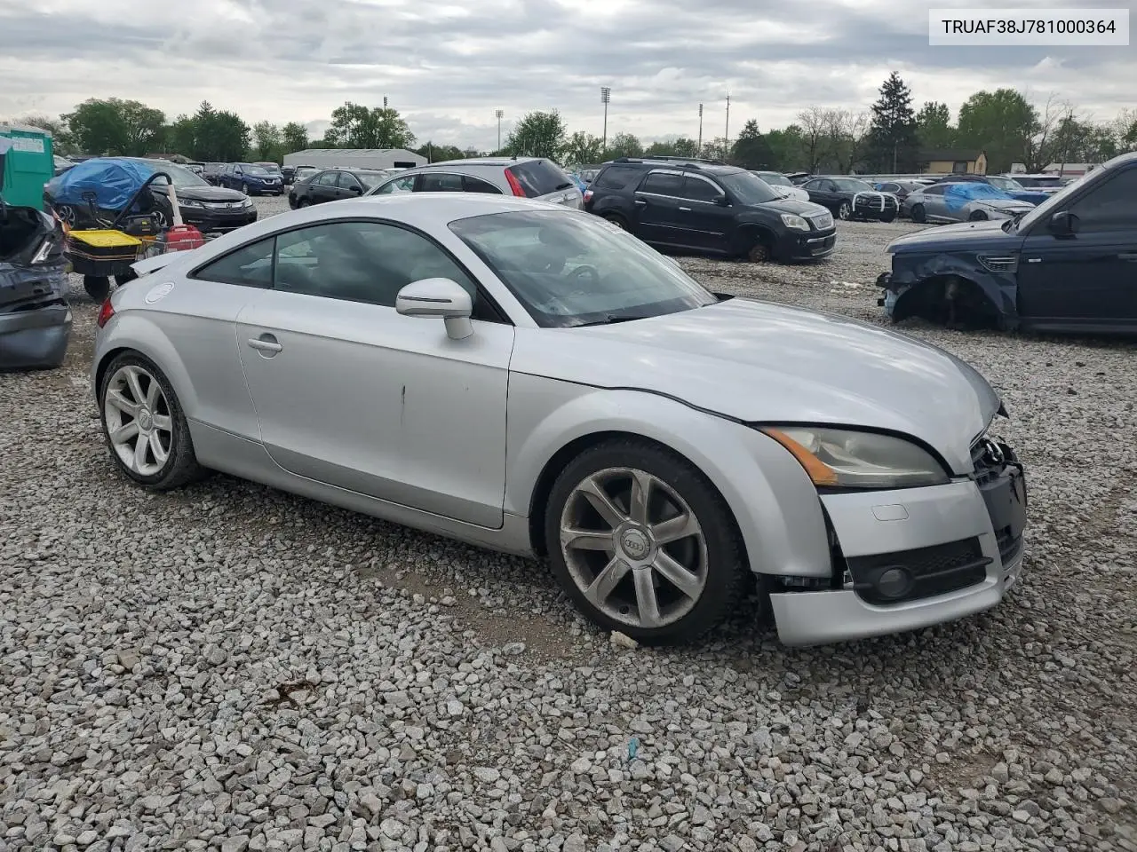 2008 Audi Tt 2.0T VIN: TRUAF38J781000364 Lot: 55814795