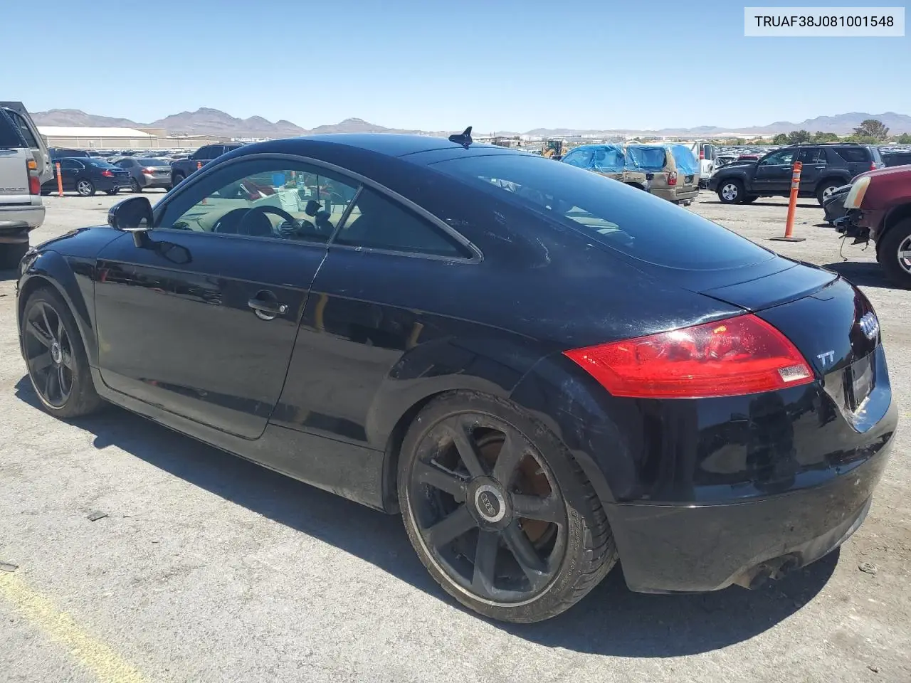 2008 Audi Tt 2.0T VIN: TRUAF38J081001548 Lot: 57117135