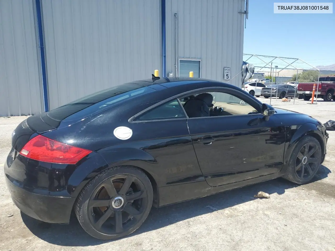 2008 Audi Tt 2.0T VIN: TRUAF38J081001548 Lot: 57117135