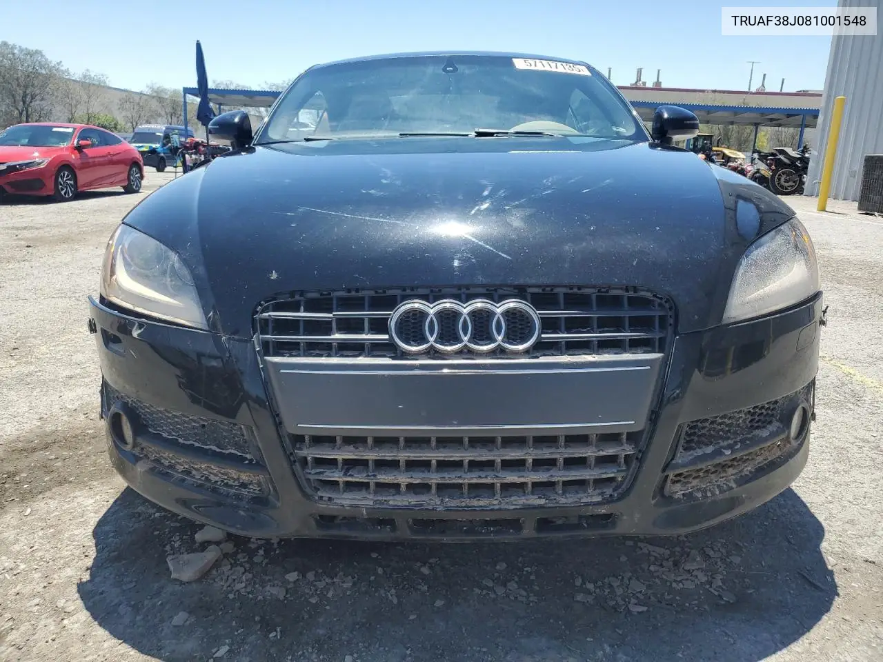 2008 Audi Tt 2.0T VIN: TRUAF38J081001548 Lot: 57117135