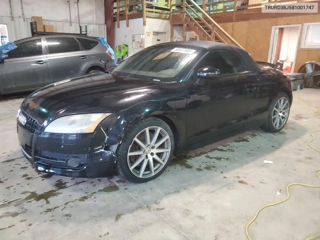 2008 Audi Tt 3.2 Quattro VIN: TRURD38J581001747 Lot: 58457995