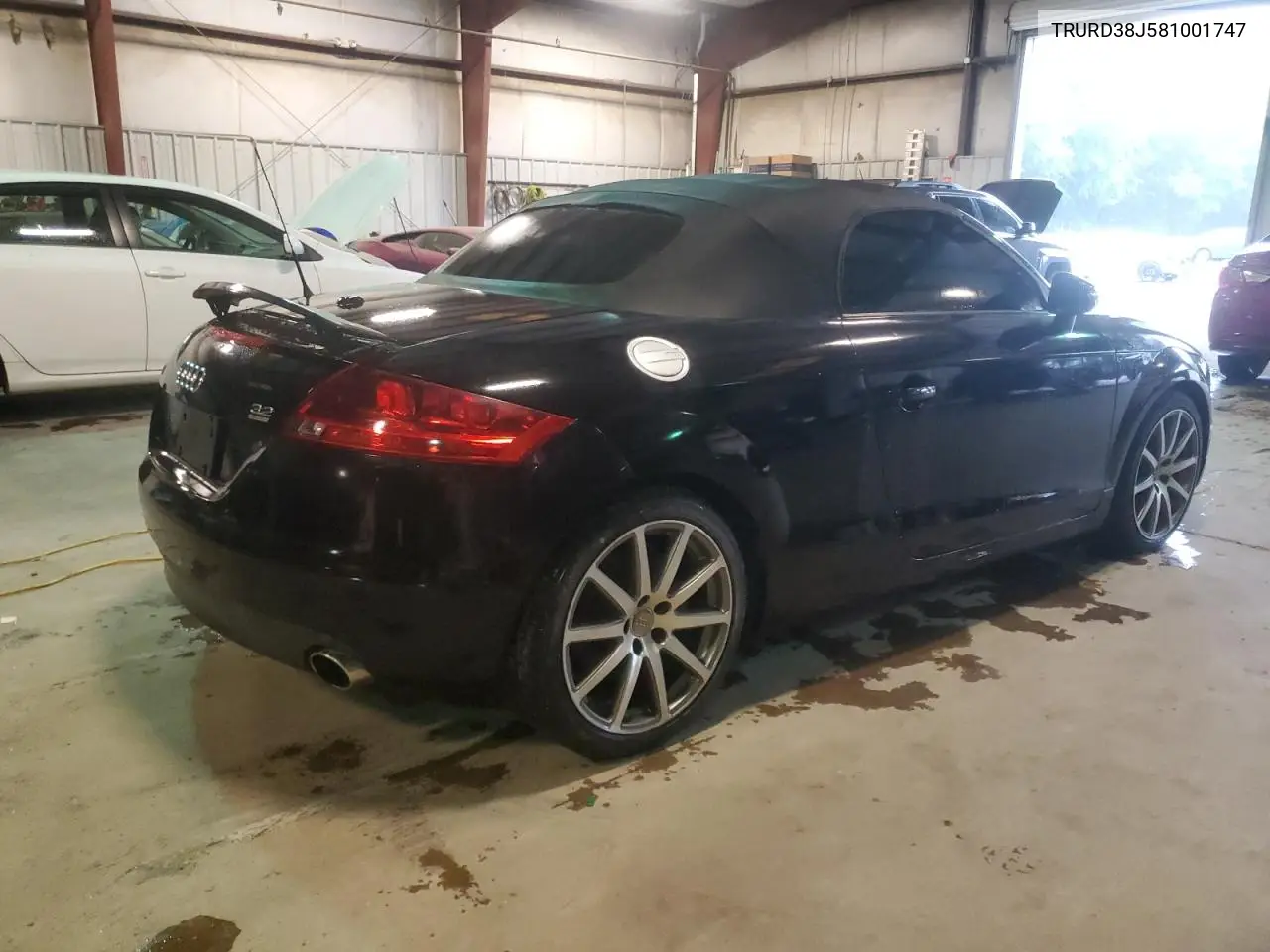 2008 Audi Tt 3.2 Quattro VIN: TRURD38J581001747 Lot: 58457995