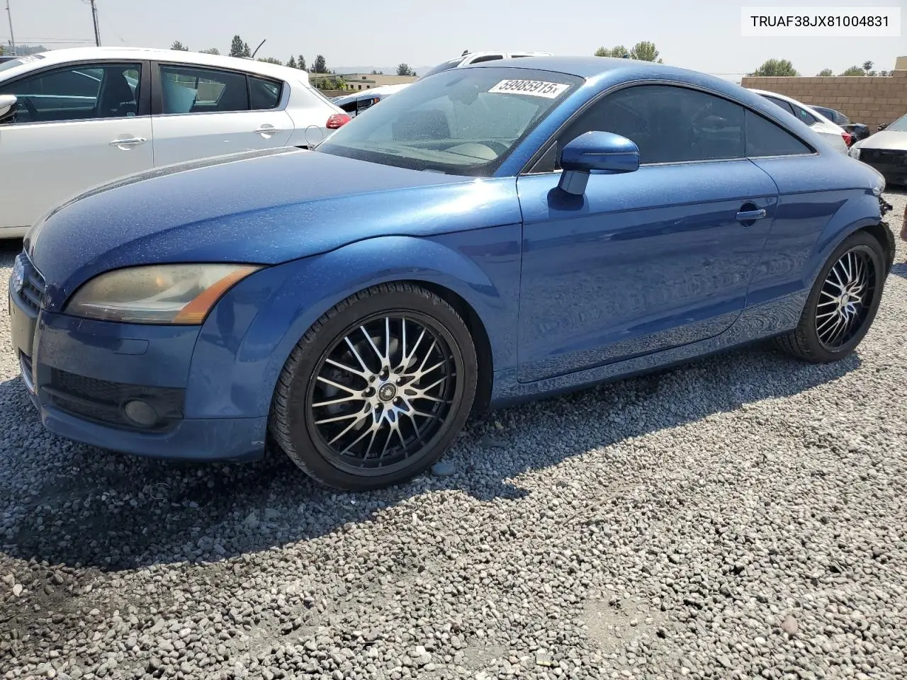 2008 Audi Tt 2.0T VIN: TRUAF38JX81004831 Lot: 59985915
