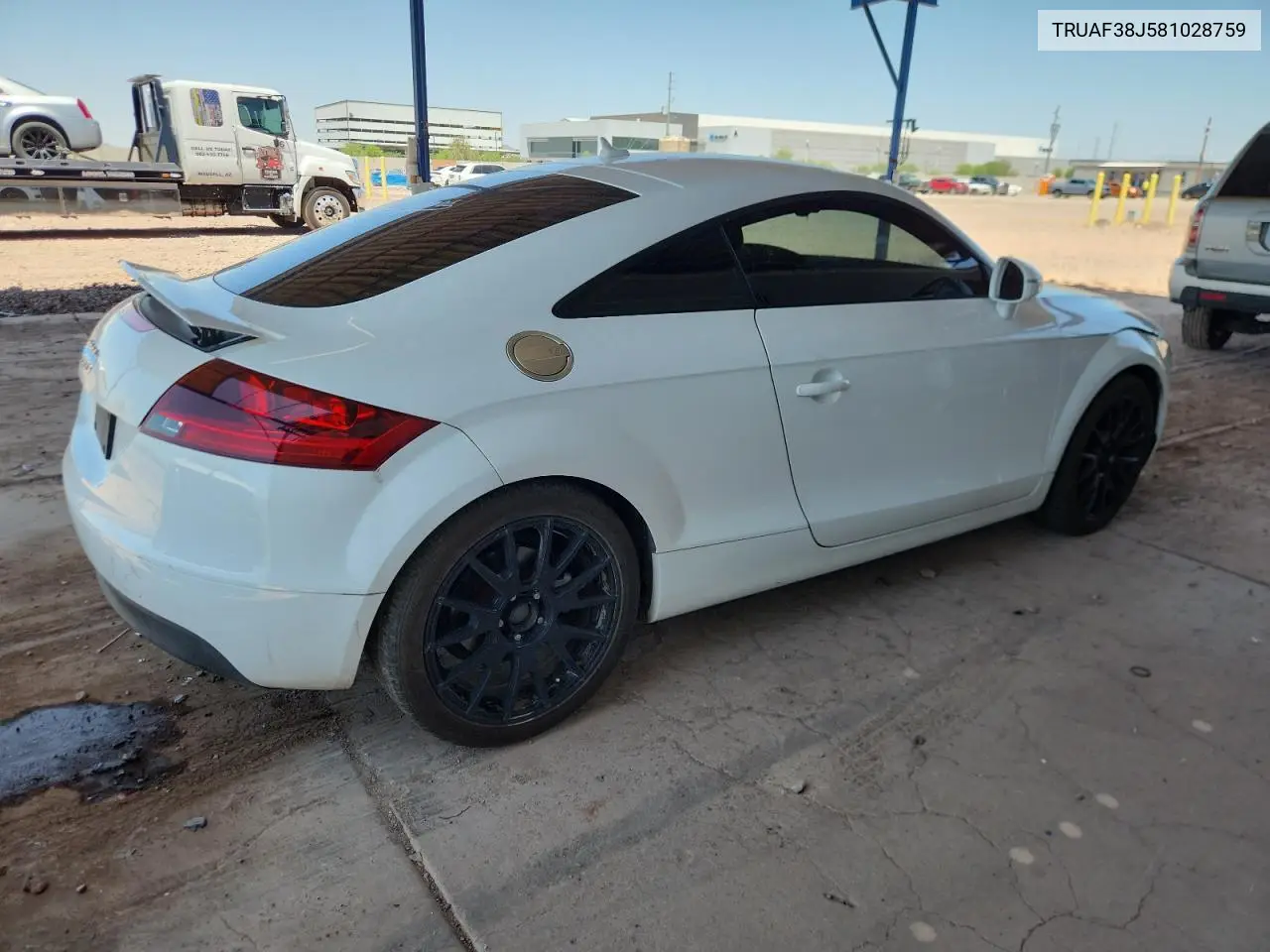 2008 Audi Tt 2.0T VIN: TRUAF38J581028759 Lot: 60045385