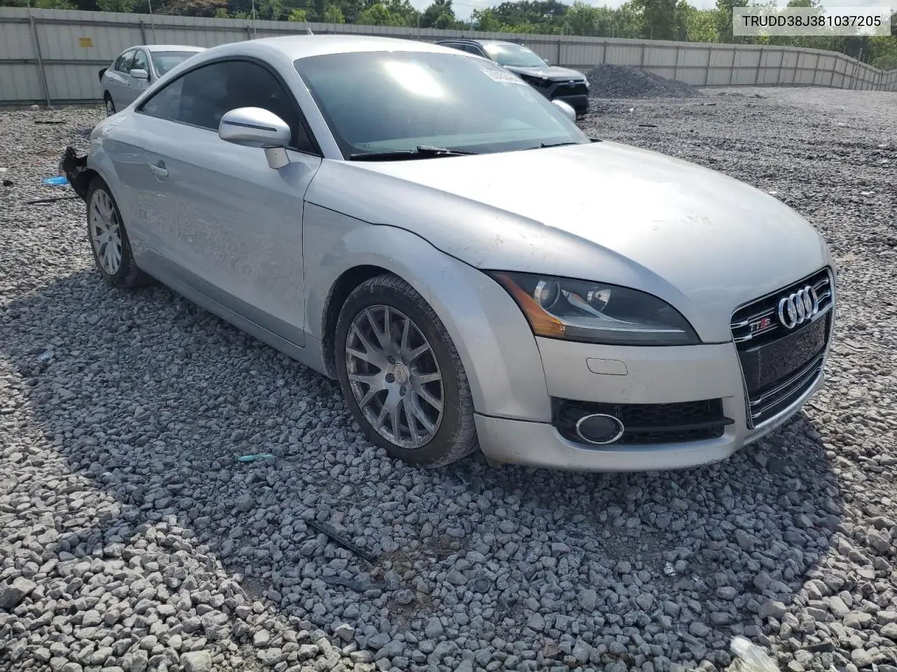 2008 Audi Tt 3.2 Quattro VIN: TRUDD38J381037205 Lot: 60452465
