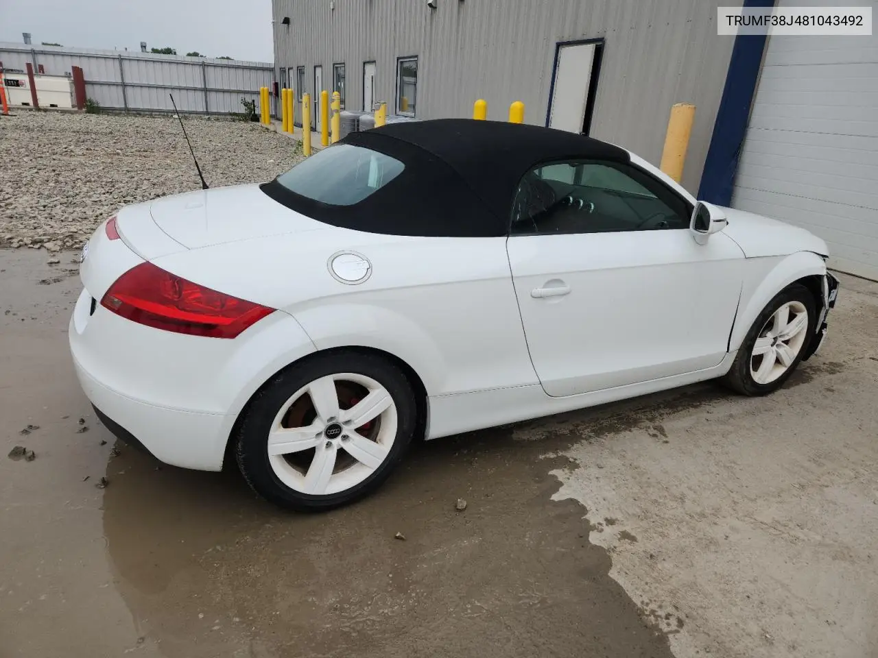 2008 Audi Tt 2.0T VIN: TRUMF38J481043492 Lot: 60545755