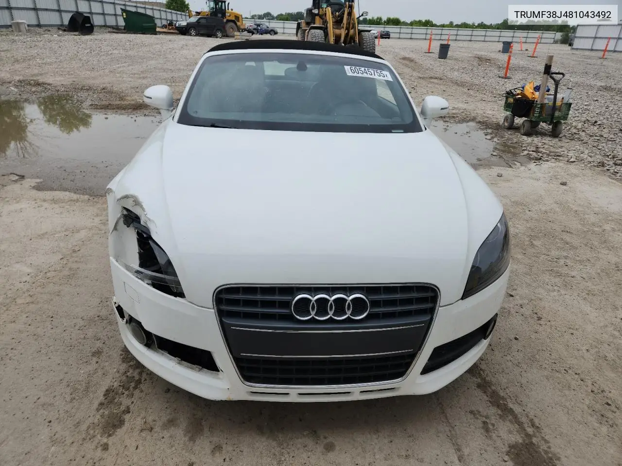 2008 Audi Tt 2.0T VIN: TRUMF38J481043492 Lot: 60545755