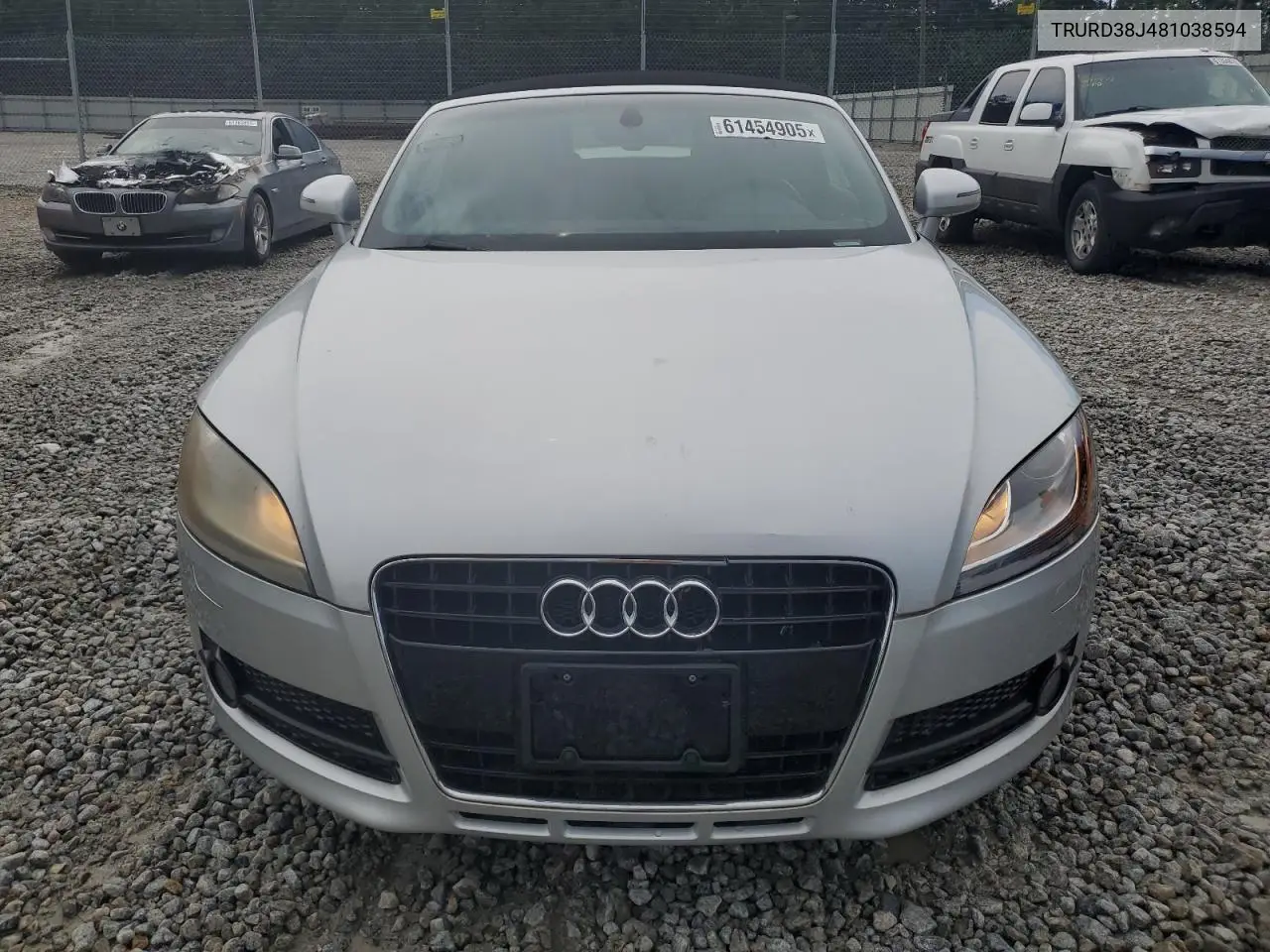 2008 Audi Tt 3.2 Quattro VIN: TRURD38J481038594 Lot: 61454905