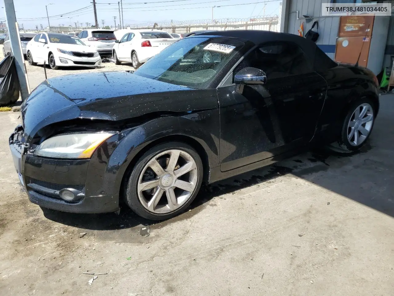 2008 Audi Tt 2.0T VIN: TRUMF38J481034405 Lot: 61779265