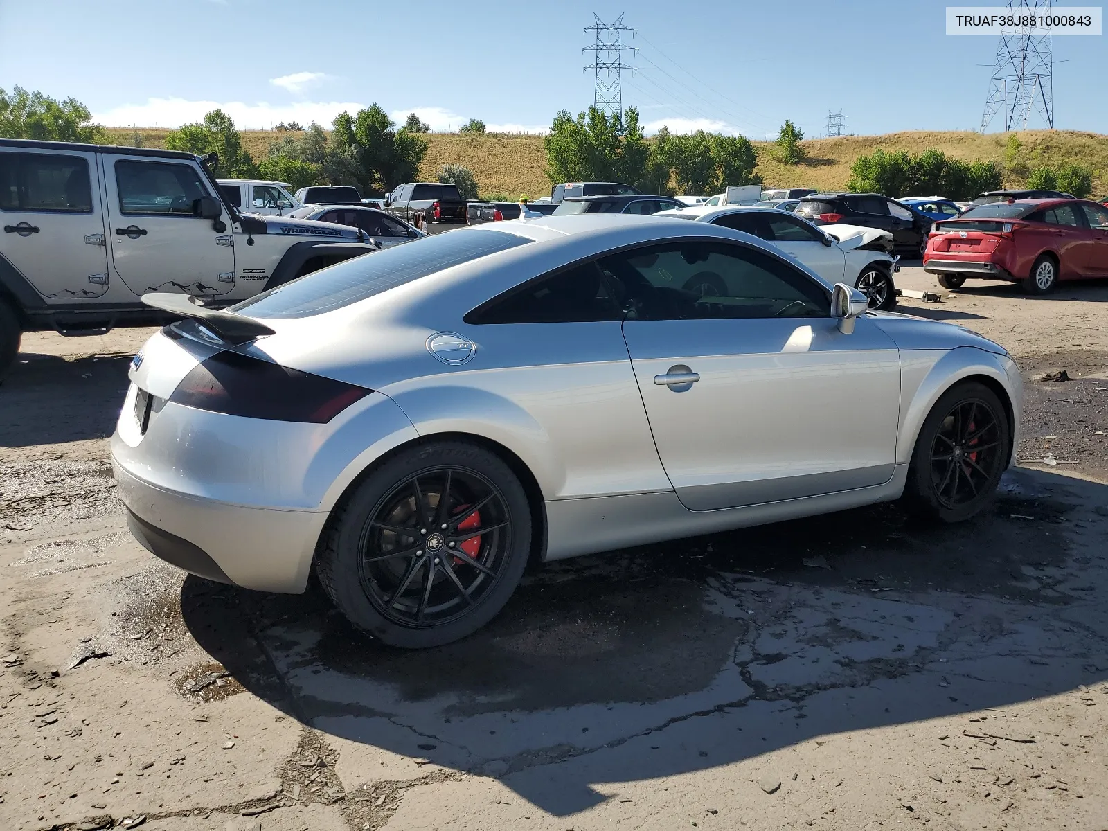 2008 Audi Tt 2.0T VIN: TRUAF38J881000843 Lot: 66112354