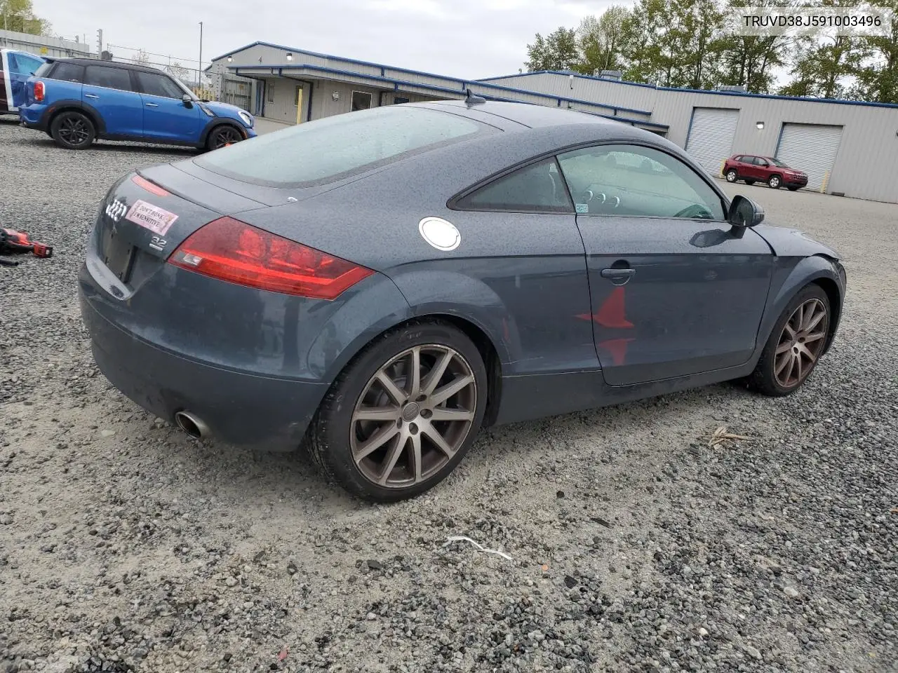 2009 Audi Tt VIN: TRUVD38J591003496 Lot: 54009445