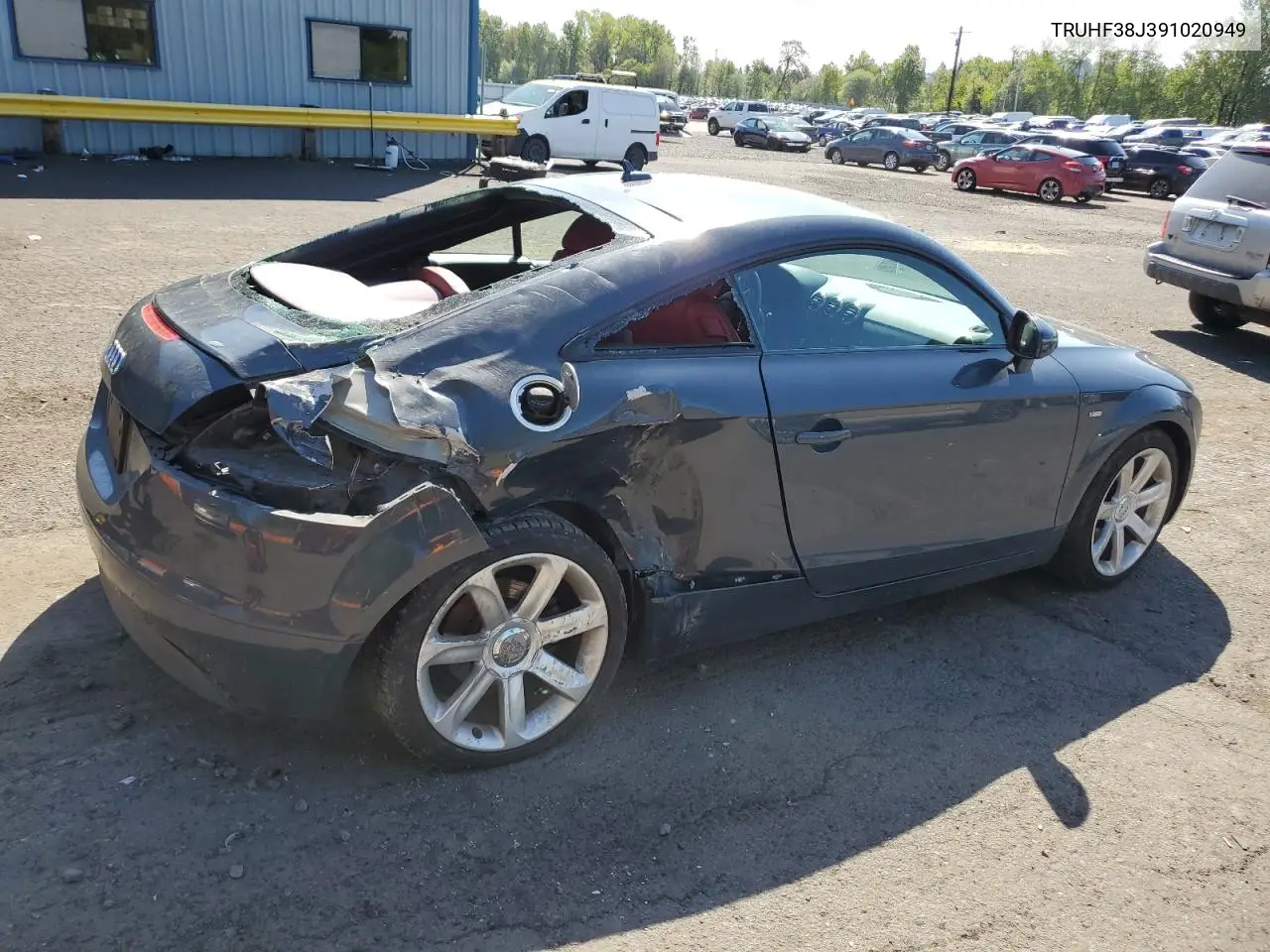 2009 Audi Tt VIN: TRUHF38J391020949 Lot: 54066665