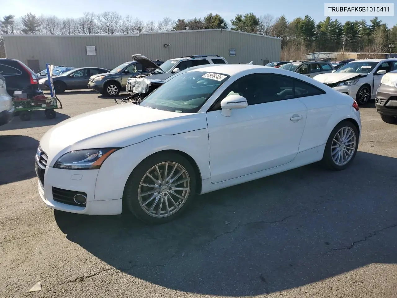 2011 Audi Tt Premium VIN: TRUBFAFK5B1015411 Lot: 51989745