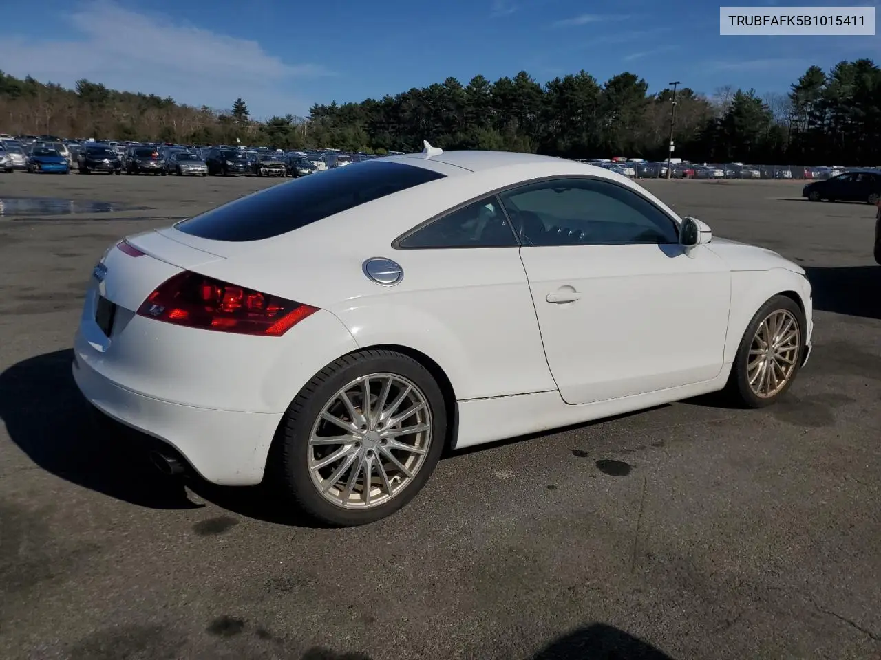 2011 Audi Tt Premium VIN: TRUBFAFK5B1015411 Lot: 51989745