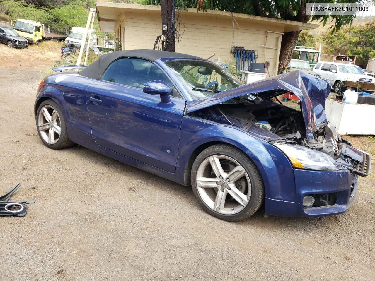2012 Audi Tt Premium Plus VIN: TRUSFAFK2C1011009 Lot: 59799654