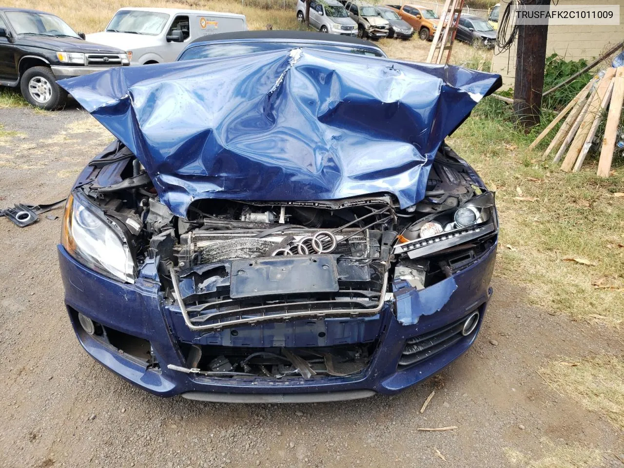 2012 Audi Tt Premium Plus VIN: TRUSFAFK2C1011009 Lot: 59799654